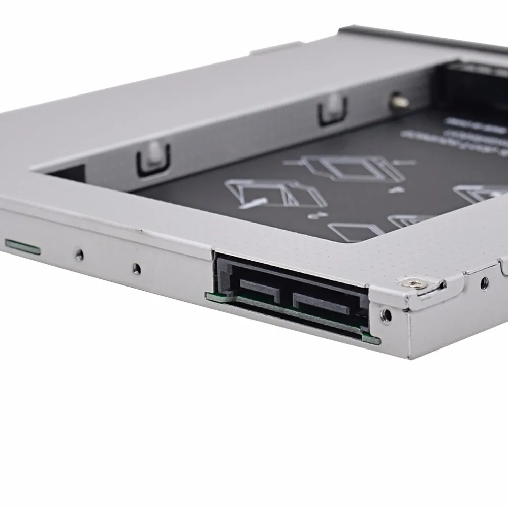 2-й жесткий диск Caddy 9,5 мм SATA iii эжектор предназначен для Dell E5400 E6400 E6410 E6500 E6510 M4400 M4500 DVD rom Оптический отсек
