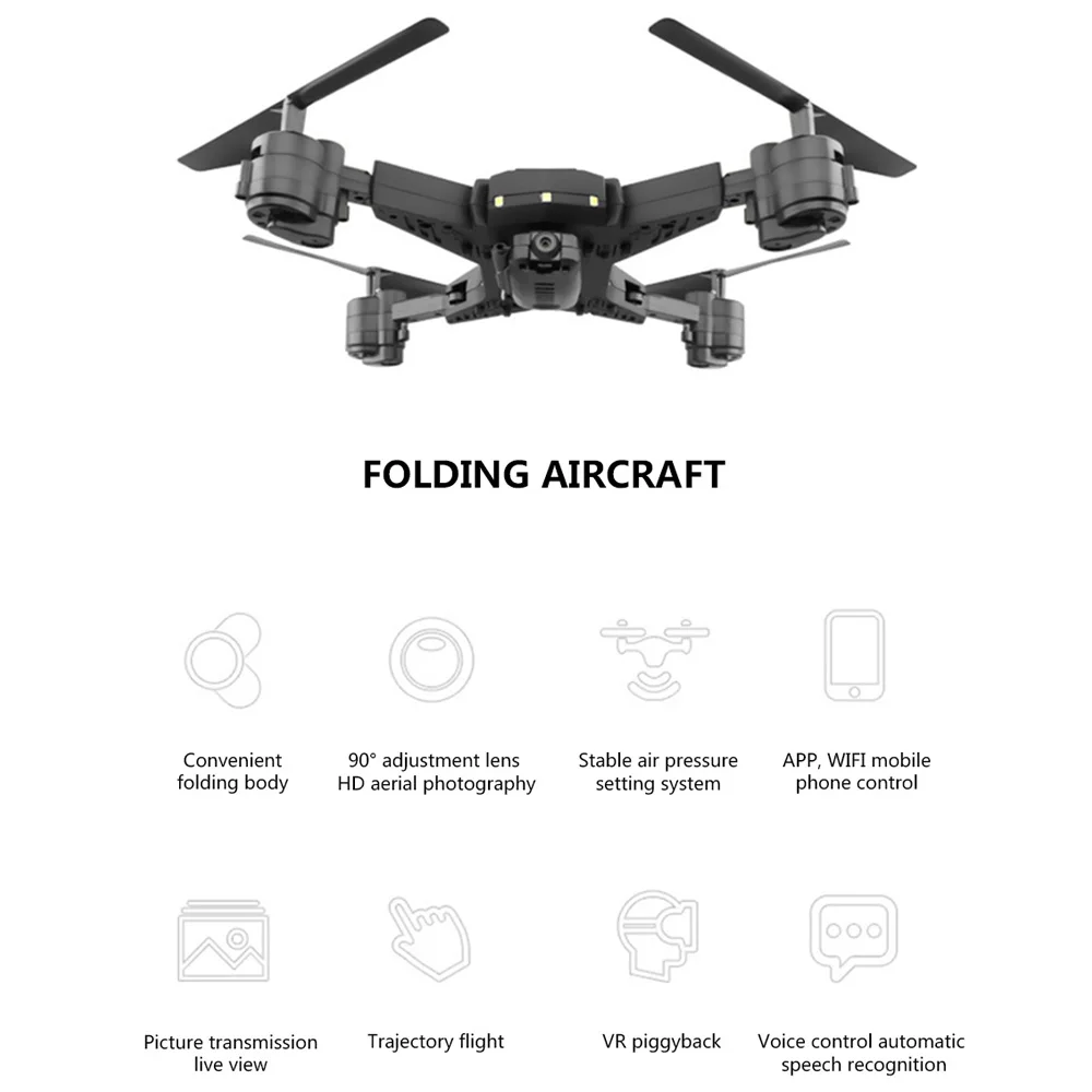 Дрон Ky601s RC вертолет с камерой HD 1080 P wifi FPV селфи Профессиональный складной