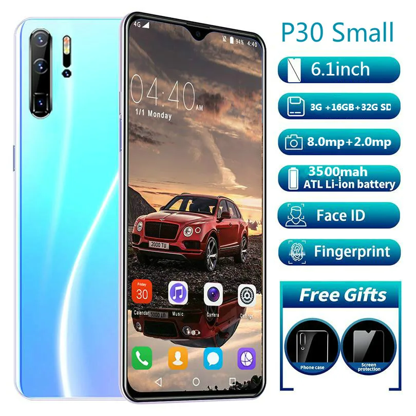 Raysray P30 маленький 3g мобильный телефон ram + 16GB rom 3500mAh Мобильный android 8MP 2MP смартфон с