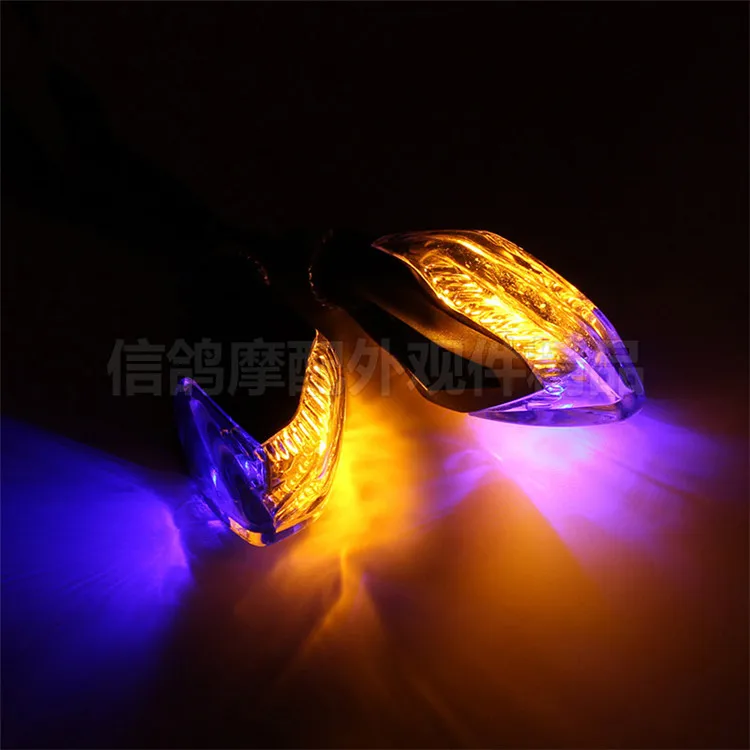 Двойные линзы Индивидуальный индикатор для мотоцикла запчасти светодиодный