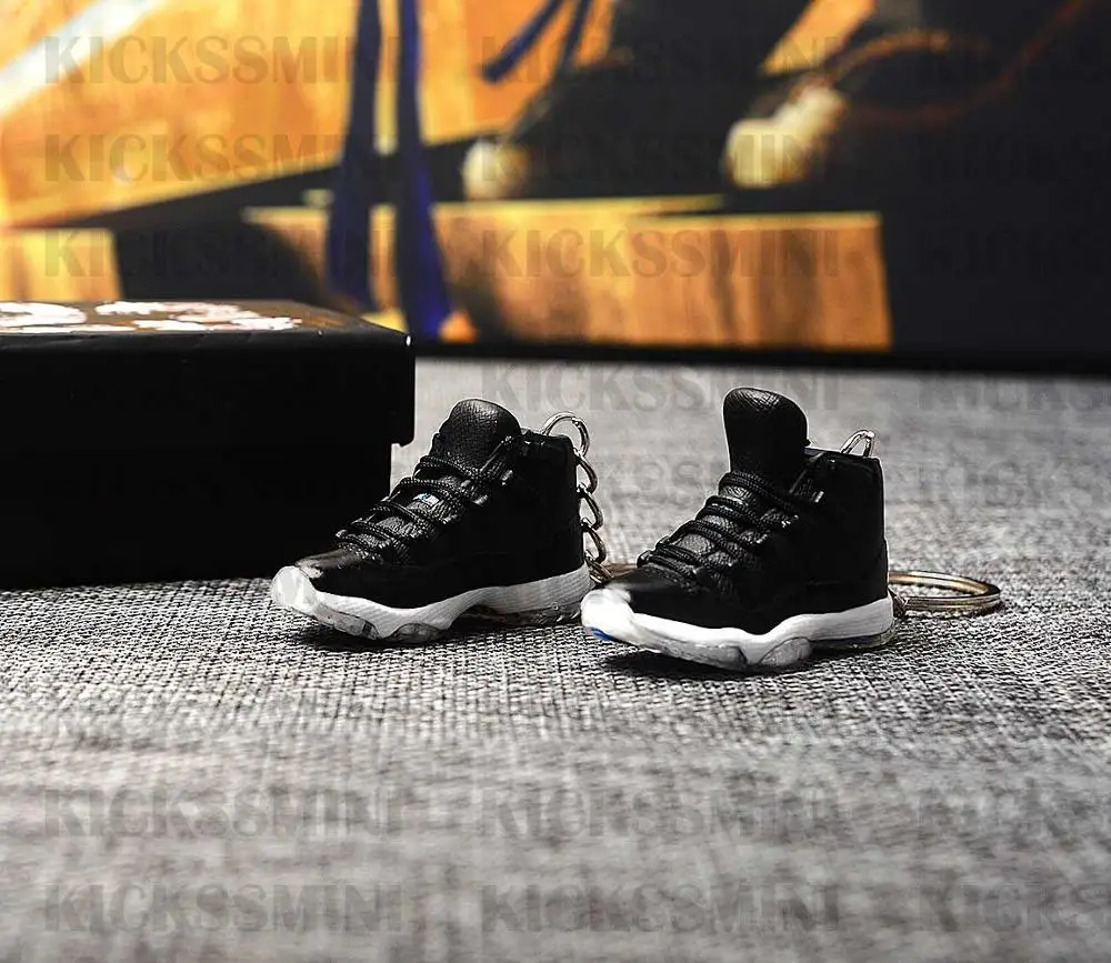 Дропшиппинг AJ 1" space jam" кроссовки брелки 1/6 масштаб 3D мини-кроссовки JORDAN Брелок Кукла аксессуар