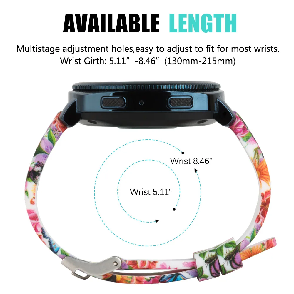 20 мм силиконовый быстроразъемный ремешок для часов samsung gear Sport/samsung Galaxy Watch 42 Garmin