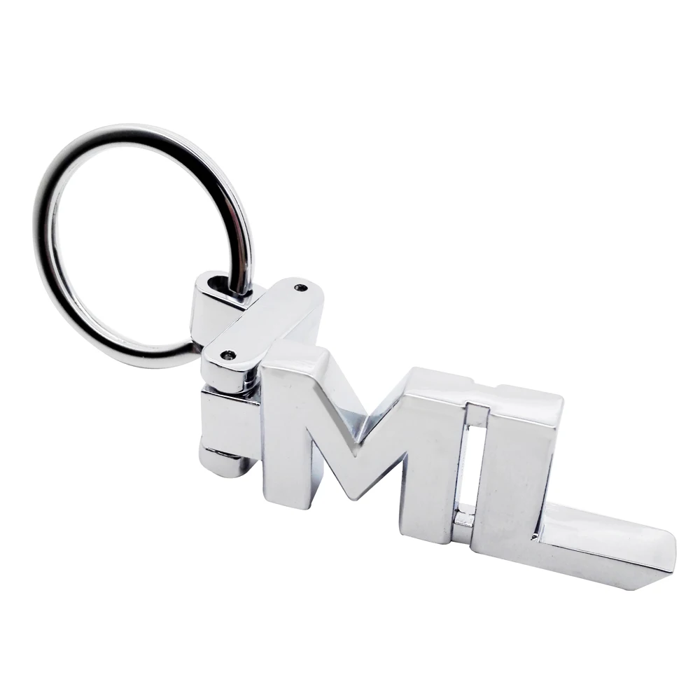 Автомобильный брелок для ключей 3D ML логотип Стайлинг Mercedes Benz AMG W176 W201 W203 W204 W211 W212