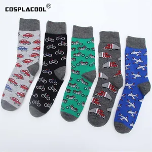 Cospacool Креативные крутые теплые забавные мужские носки Harajuku, короткие носки в стиле хип-хоп, унисекс, уличные носки для скейтборда, Chaussette Homme