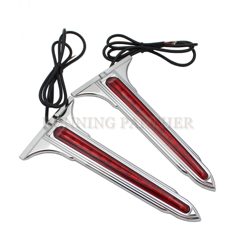 Хромированный клиновидный светодиодный задний сиденье освещение