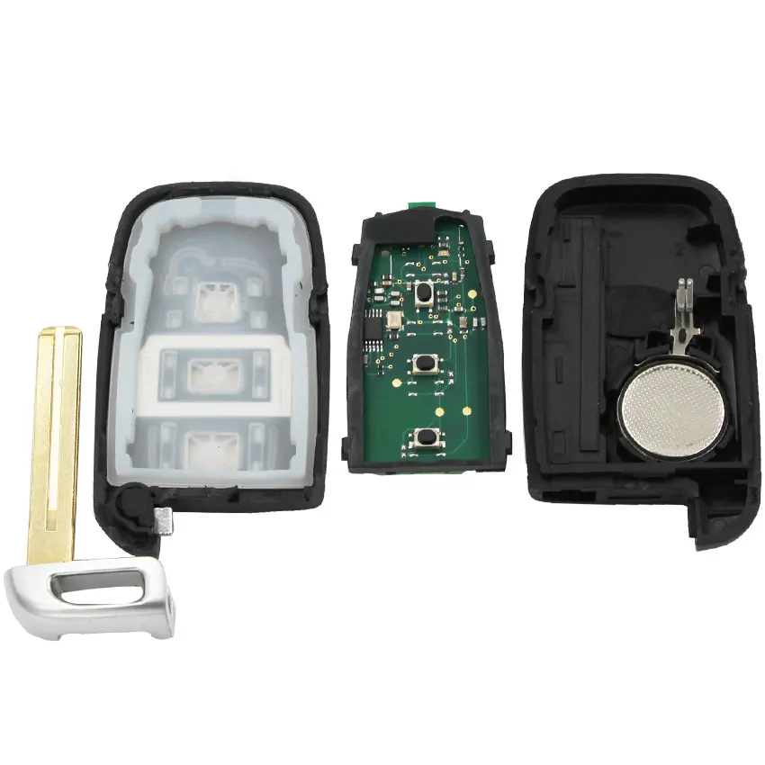 3 кнопки 433 МГц смарт карта дистанционный ключ БЕСКЛЮЧЕВОЙ вход брелок для KIA K2 K5