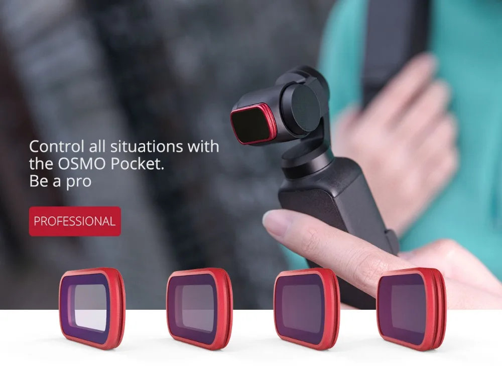 PGYTECH OSMO карманный фильтр UV CPL ND/ND-PL набор фильтров для объектива камеры Набор для DJI OSMO карманный фильтр для объектива камеры аксессуары
