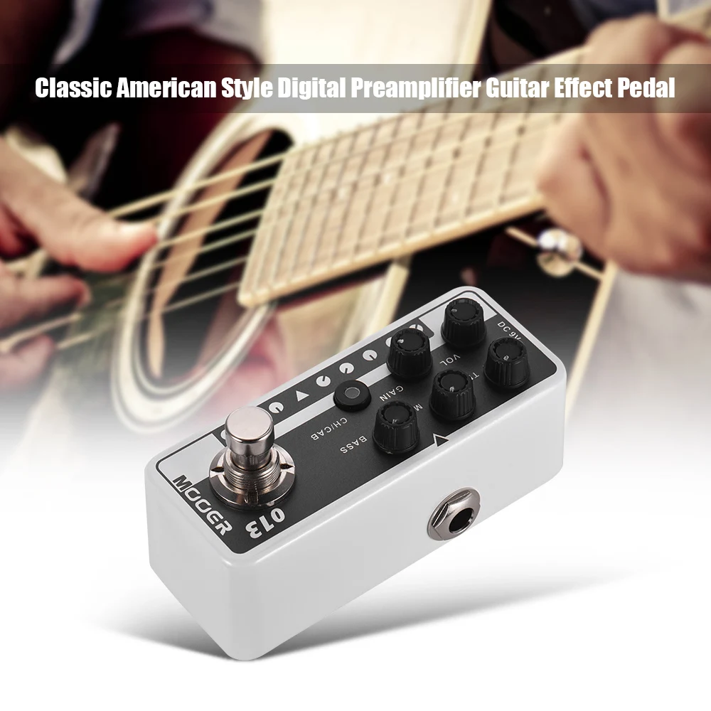 Mooer M013 Matchbox Electric Guitar Effects Pedal High Gain Tap Tempo Bass Speaker Cabinet Simulation Accessories Stompbox enlarge