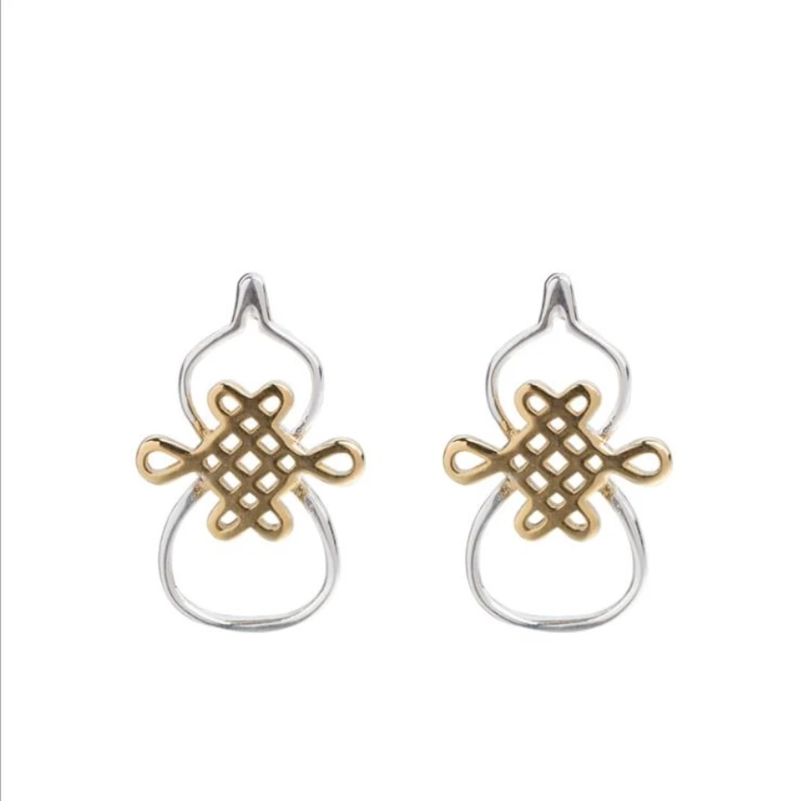 925 Sterling Silver Earring Jewelry Exquisite 3D Studs Dismatched Geometry Earrings for Women No Allergies Fit Girls Brincos | Украшения и