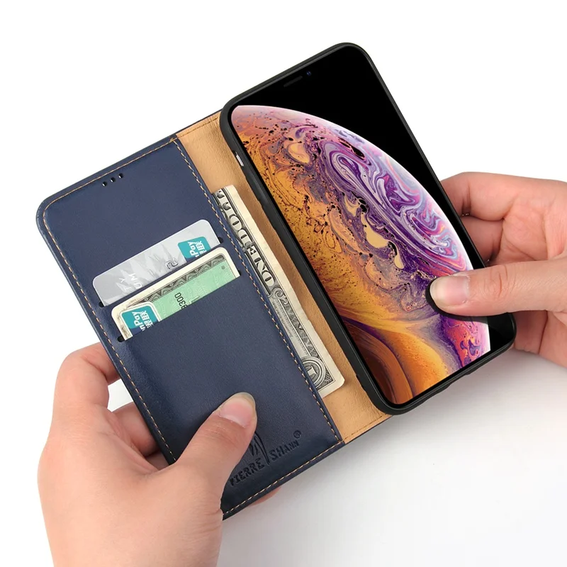Чехол из натуральной кожи для iPhone XS Max 7Plus 8 Plus роскошный Магнитный чехол бумажник