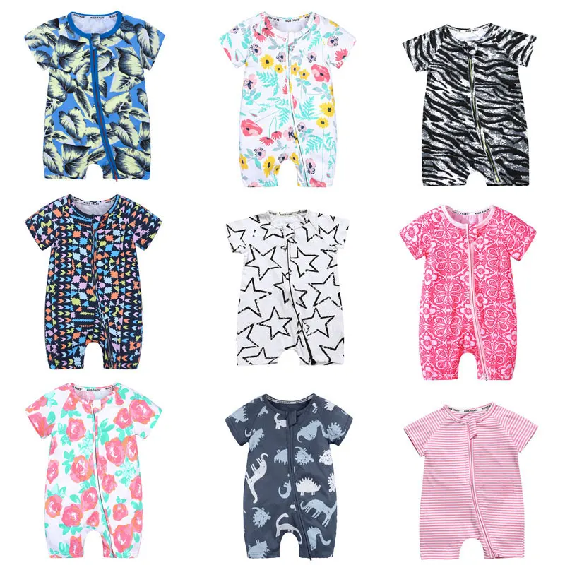 Топ детский летний комбинезон для маленьких мальчиков с цветочным рисунком