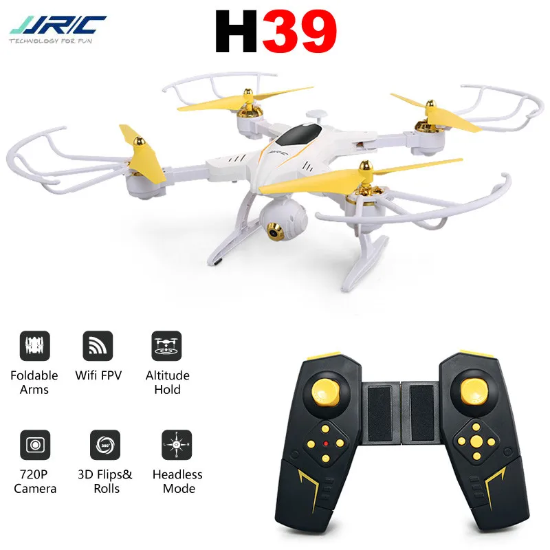 JJRC H39WH FPV Радиоуправляемый квадрокоптер 2 4G 4CH 6 осевой RTF складной Дрон с Wi Fi