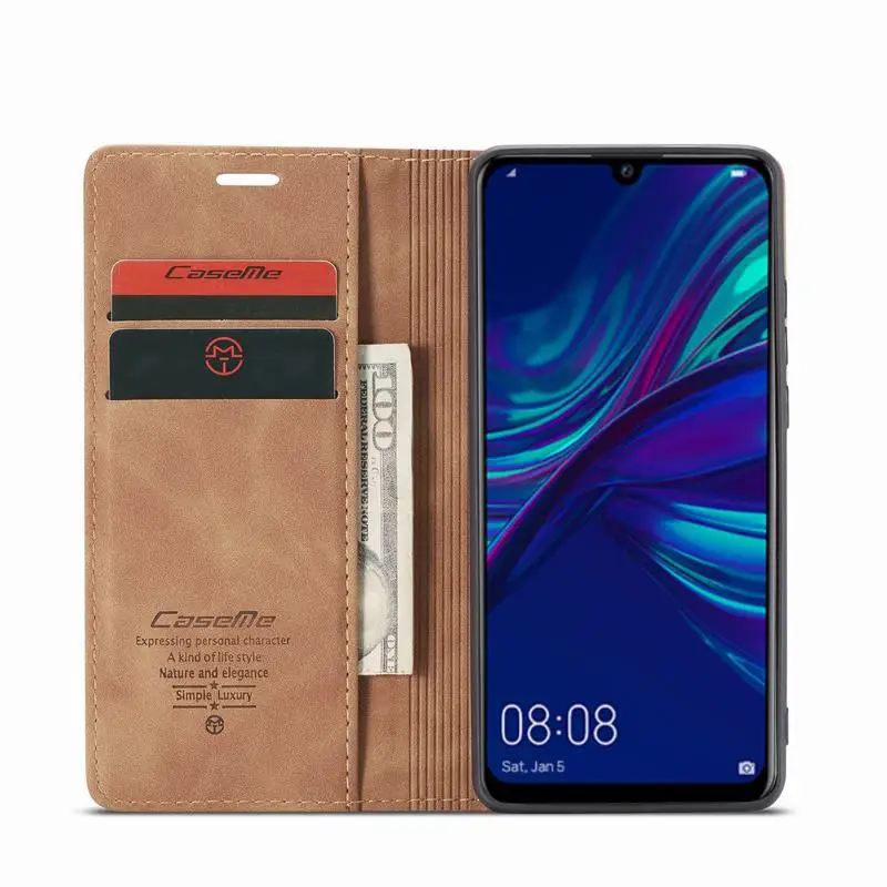 Чехол-Кошелек для huawei P Smart Чехол-книжка кожаный чехол для huawei Honor 10 Lite чехол роскошный Магнитный чехол Чехол держатель для карт