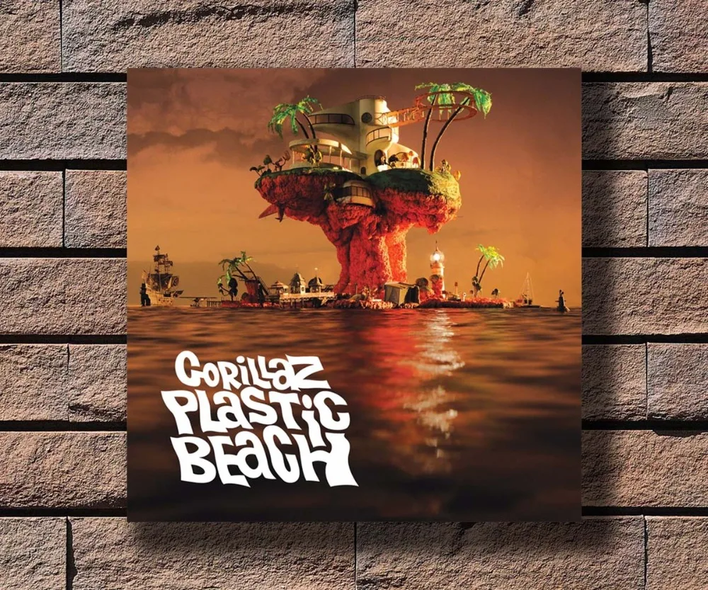 Y316 Gorillaz пластиковый пляжный дюймовый музыкальный раппер альбом Обложка горячий
