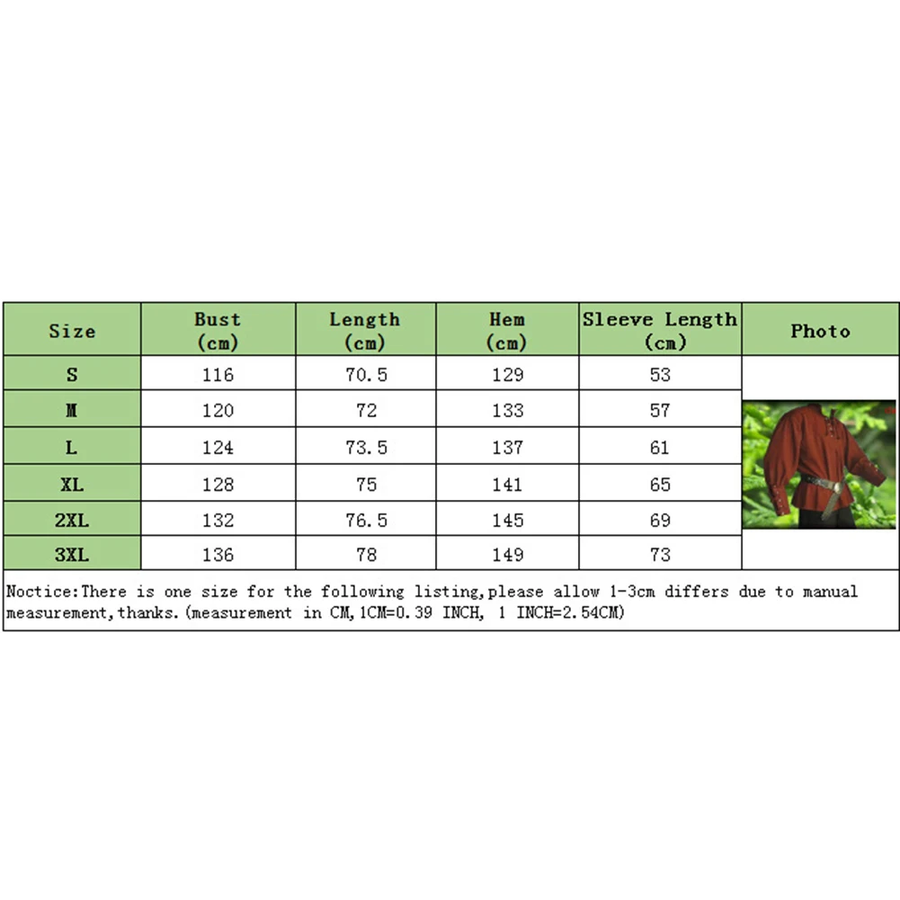 Средневековая мужская рубашка однотонный бандаж стоячий воротник рыцарский Топ