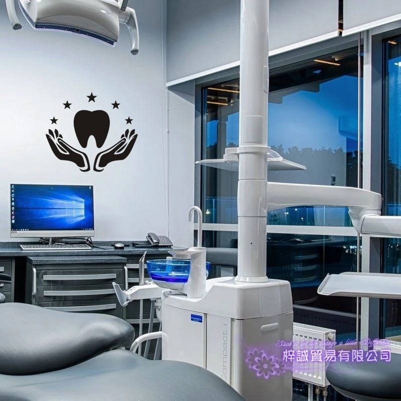 Стикер для чистки зубов наклейка стоматологии постер ванной комнаты виниловые