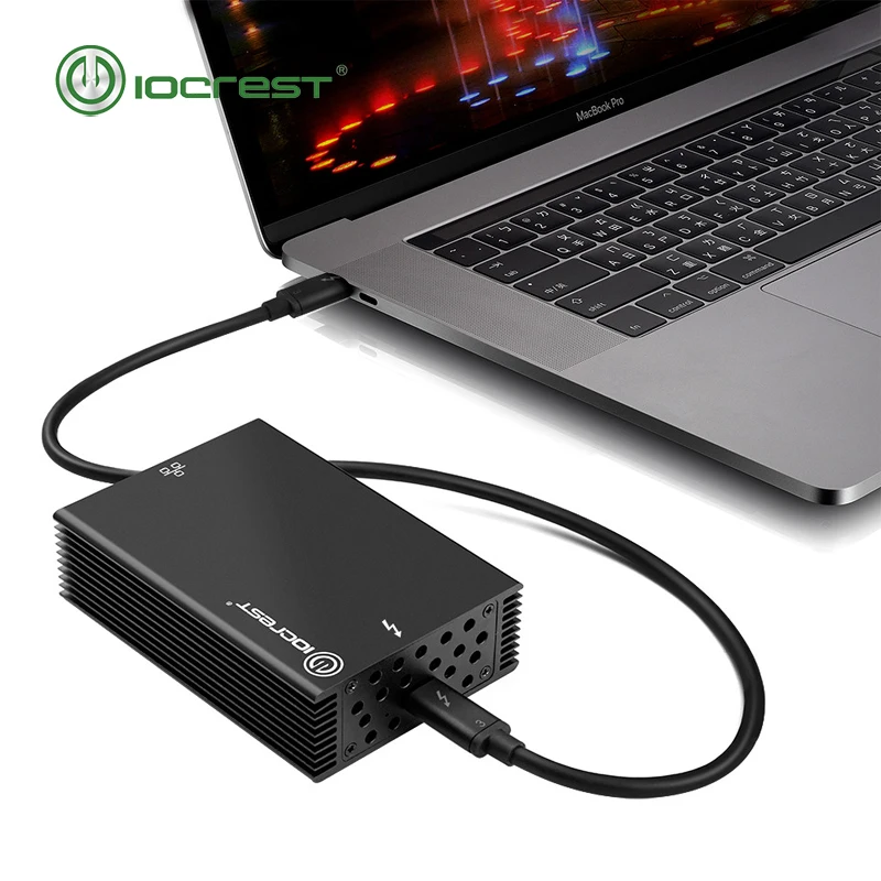 IOCREST certified 10 gigabit USB3.1 Type-C thunderbolt 3 wired nic network lan adapter intel chipset support Mac OS