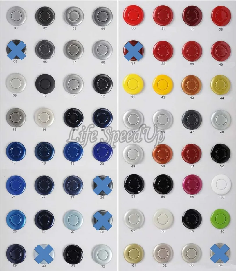 Leave Color Number Парковка для автомобилей детектор парктронные датчики 4 системы комплект automotivo обратный резервный радар как автомобиль помощь серебро и так далее - Название цвета: Leave Color Number
