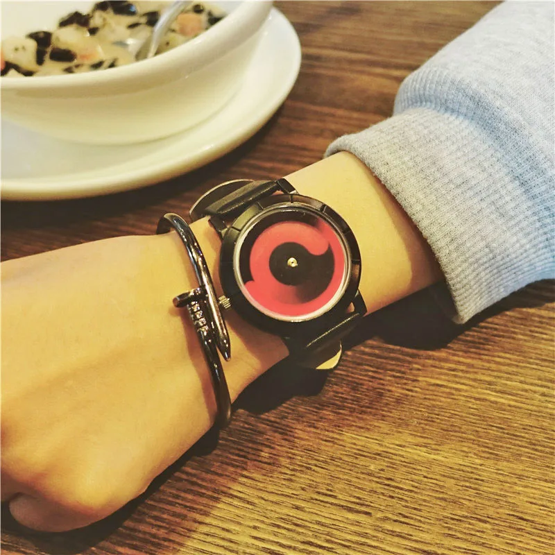 Мода личность женщины часы кожа Высокого качества кварцевые наручные