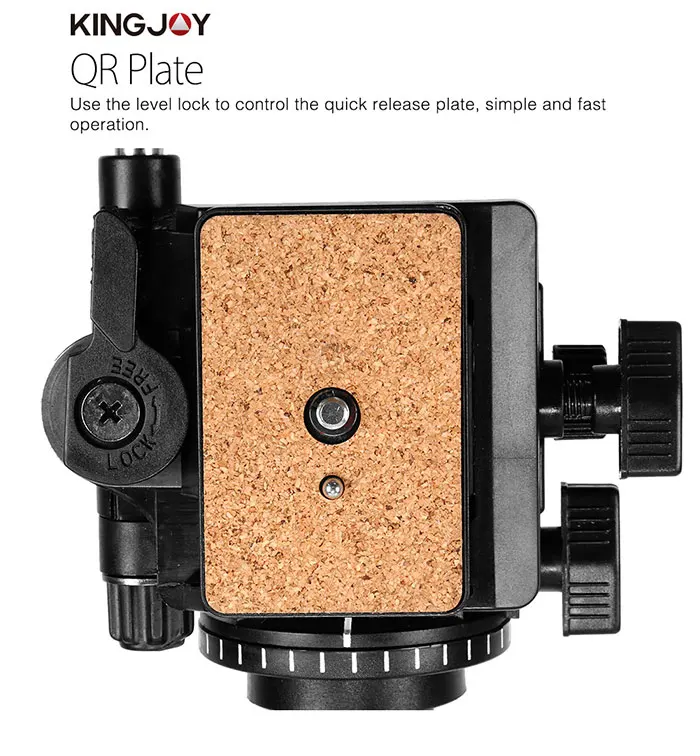 Kingjoy MP208F+ VT-1510+ M3 профессиональный монопод Dslr для всех моделей камеры штатив Стенд Para Movil гибкий Tripe Stativ SLR DSLR