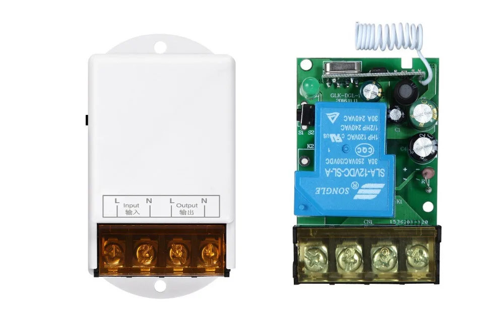 AC 110V 220v беспроводной пульт дистанционного управления RF переключатель 433MHZ 3000W