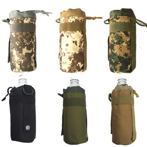 Портативная уличная тактическая сумка для бутылки воды Molle рюкзака держатель