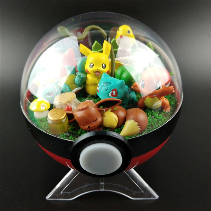 Японские Карманные фигурки монстров покебол игрушка Пикачу Eevee Сквиртл