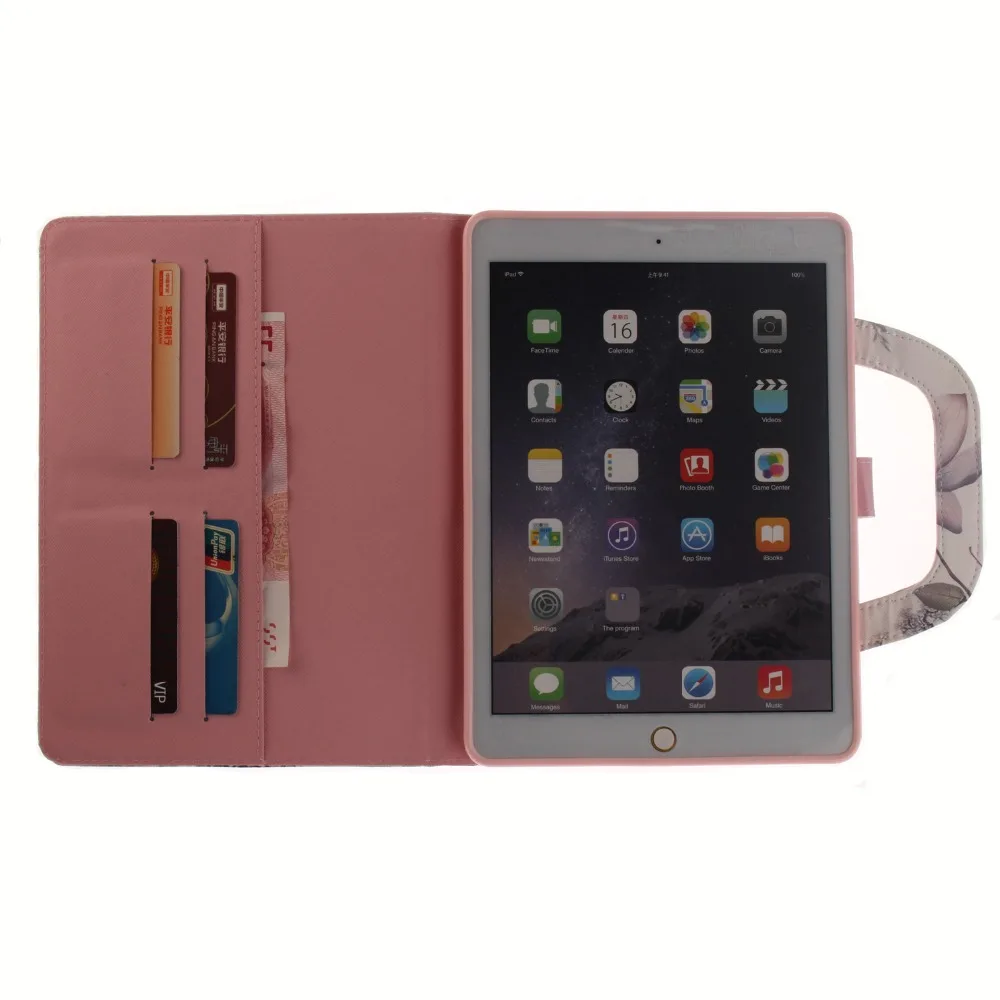 Чехол для Apple iPad Air 2 Флип PU кожаный чехол 6 air2 Fundas Coque мужчин и женщин ручка
