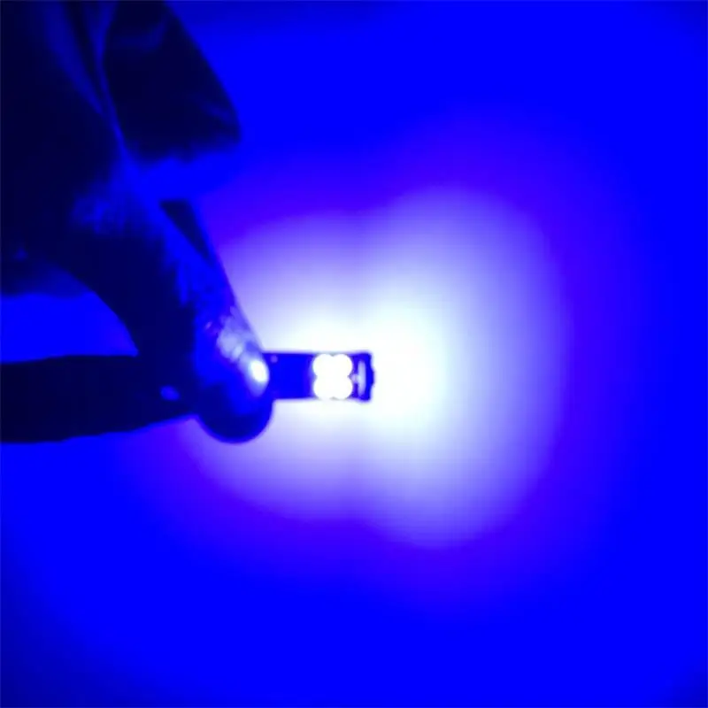 10 шт. W5W светодиодный светильник canbus T10 12 smd 3030 без ошибок автомобильная лампа Поворотная сторона номерного знака светильник для багажника габаритные огни Белый Красный Янтарный