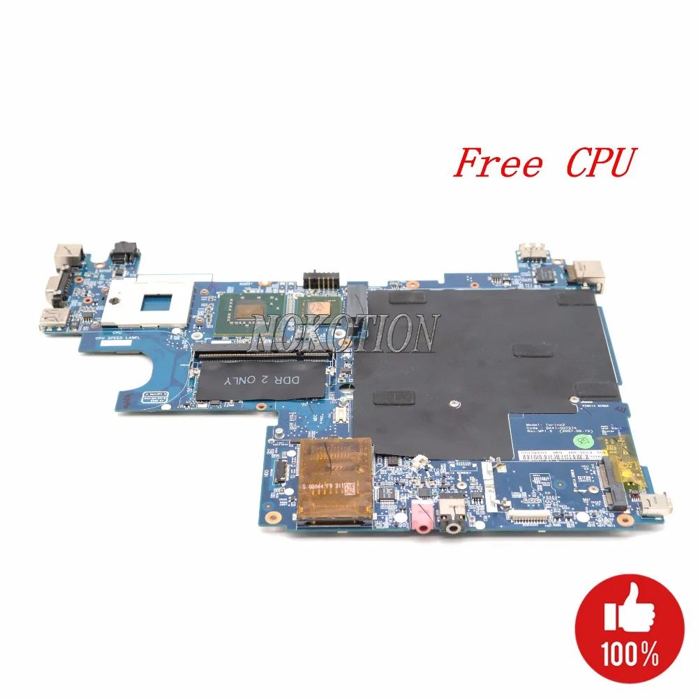 Материнская плата NOKOTION для ноутбука Samsung NP Q45 12 1 дюйма 965PM DDR2 8400 м|Материнские