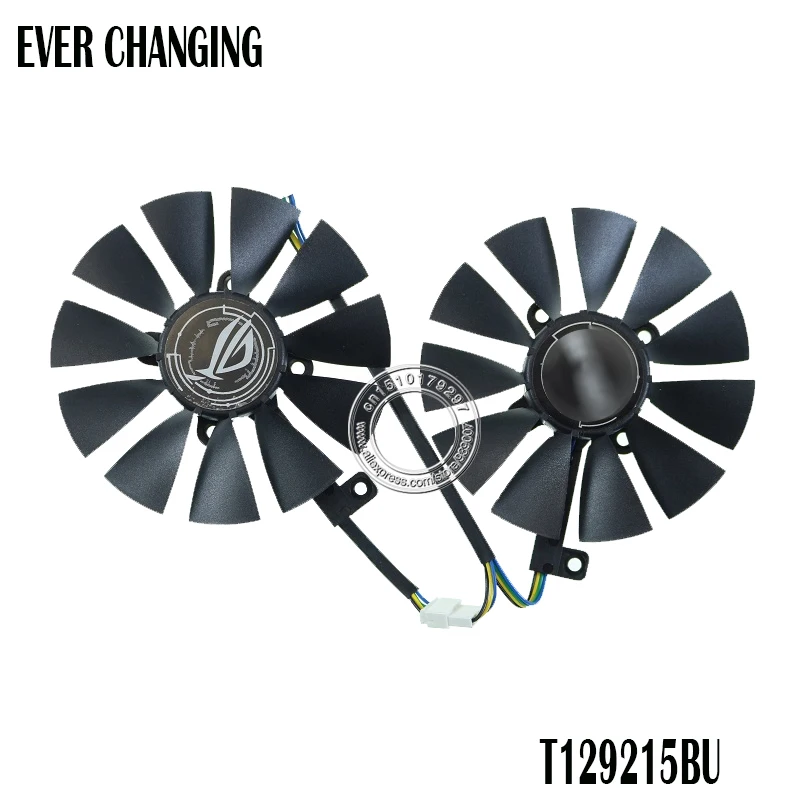 87 мм T129215BU T129215SU Графика карты вентилятор для ASUS ROG STRIX двойной GTX 1070 GTX 1060/RX 470/570/580 RX570 RX580 RTX2060