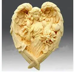 Горячая Распродажа цветок/девушка Ангел моделирование силиконовая форма для