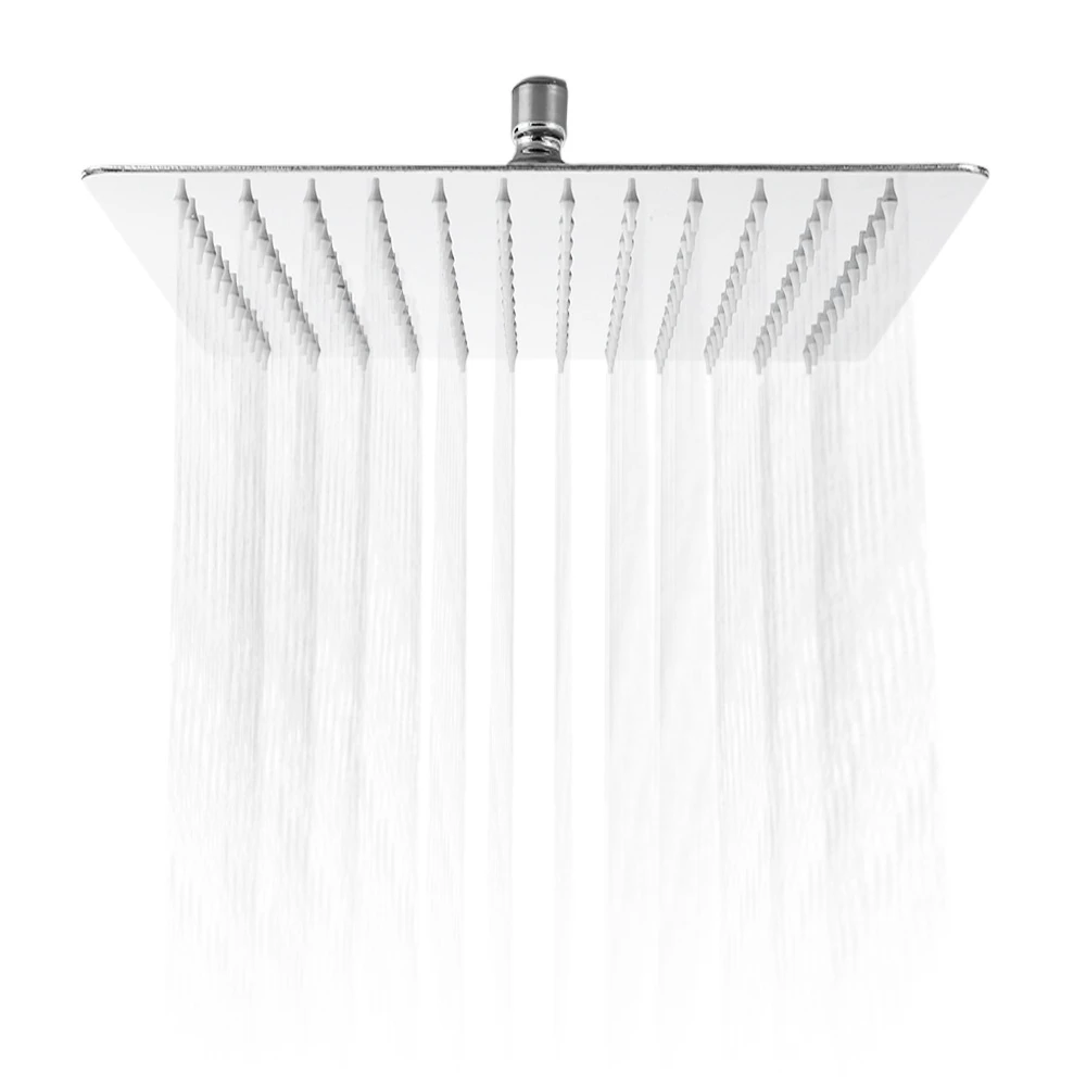 8/12 дюймов ультра тонкая квадратная ливневая насадка для душа из нержавеющей