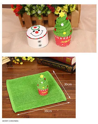 2017 новое поступление рождественское креативное полотенце для торта подарок