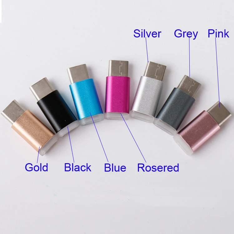 Micro USB гнездовой разъем типа C штекер данных и кабель переходник для зарядки с
