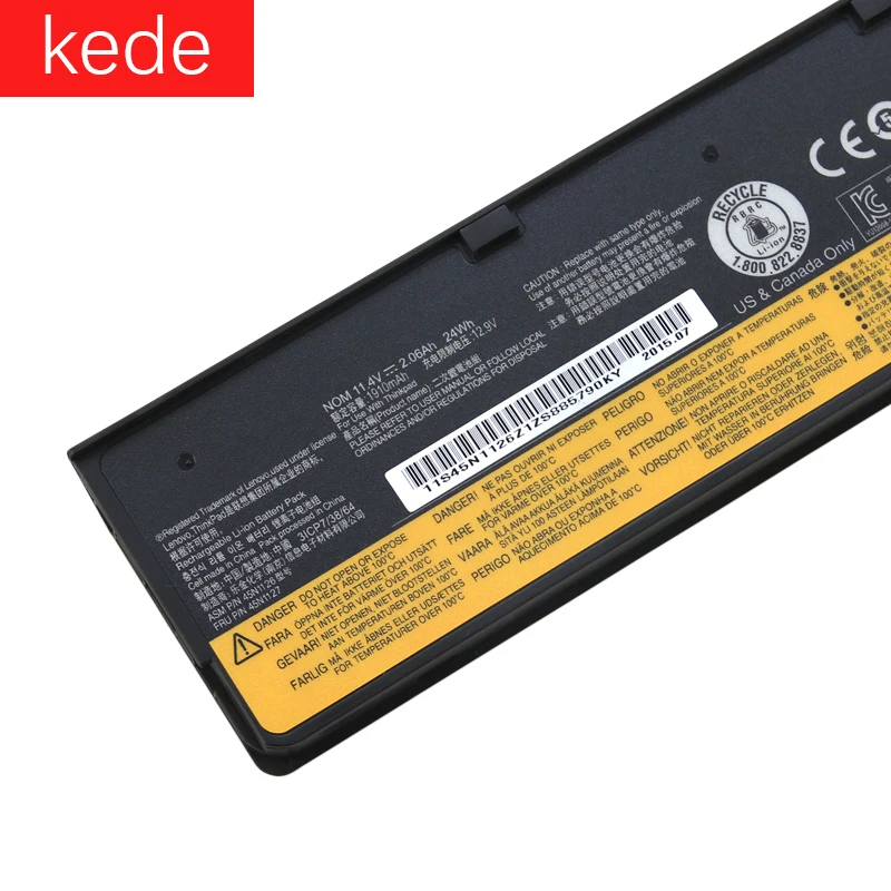 Kede аккумуляторная батареядля ноутбука lenovo ThinkPad X240 T440S T440 X250 T450S X260 S440 S540 45N1130 45N1131 45N1126 45N1127 3 сотового