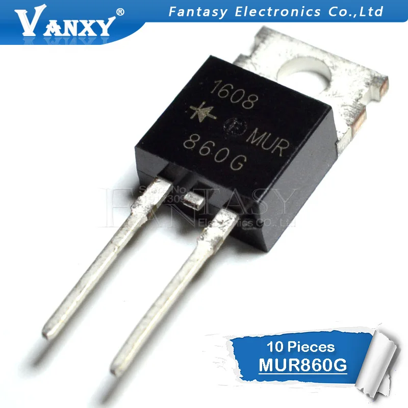 10 шт. MUR860 TO220 MUR860G-220 U860