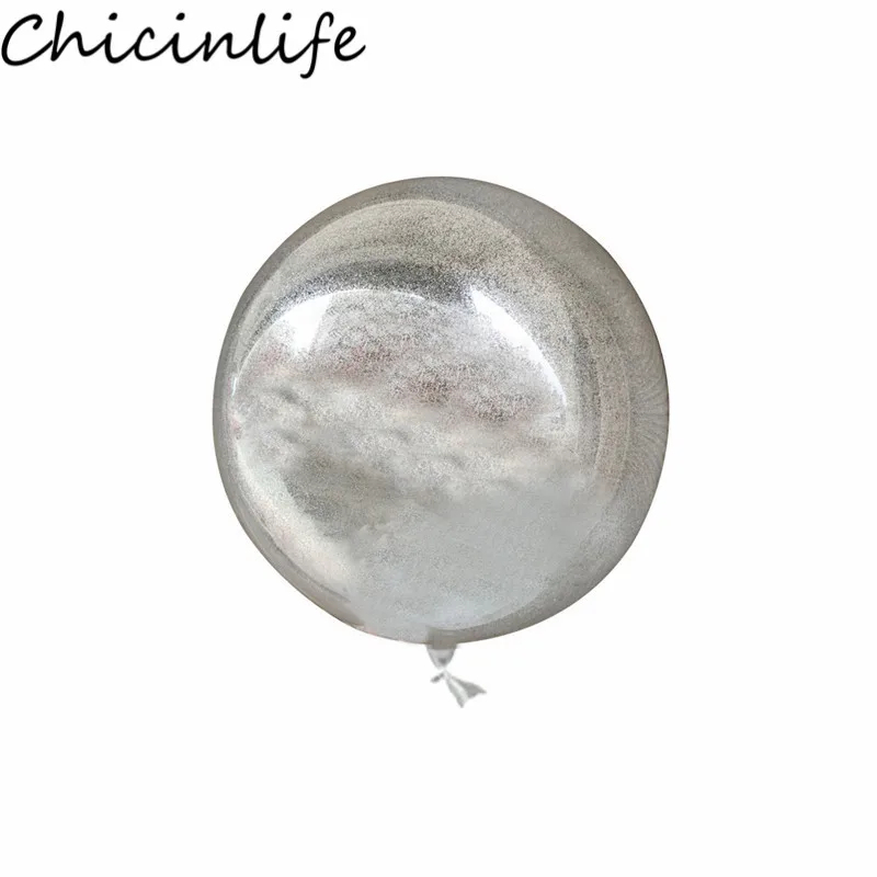 Chicinlife 1 шт. 18 дюймов конфетти Чистый воздушный шар День рождения детский душ
