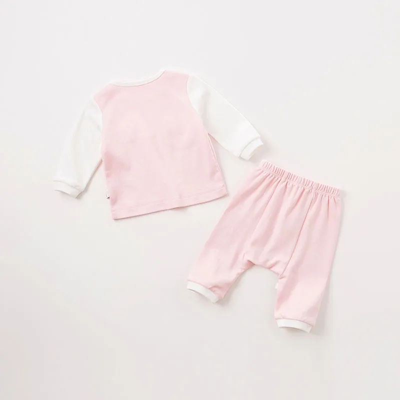 DBH9038 dave bella/осенние От 6 месяцев до 3 лет комплекты одежды с длинными рукавами для