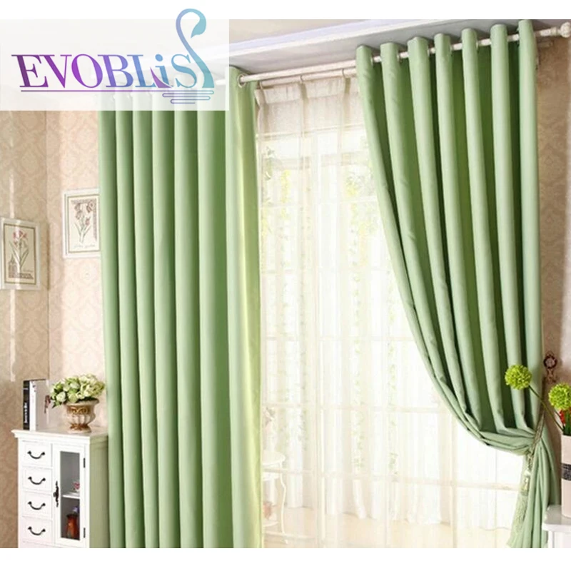 Современный минималистский сплошной цвет затемненные шторы для cortinas де кварто