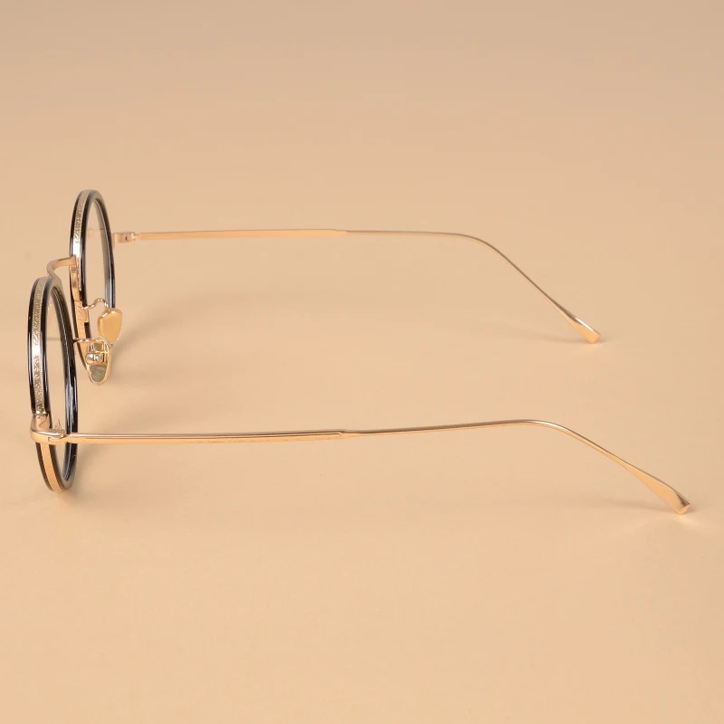 

Round Frame Excellent Metal Glasses Women Men Vintage Personality Eyewear Frame Clear Lens Female Trendy Optical Glasses Frame