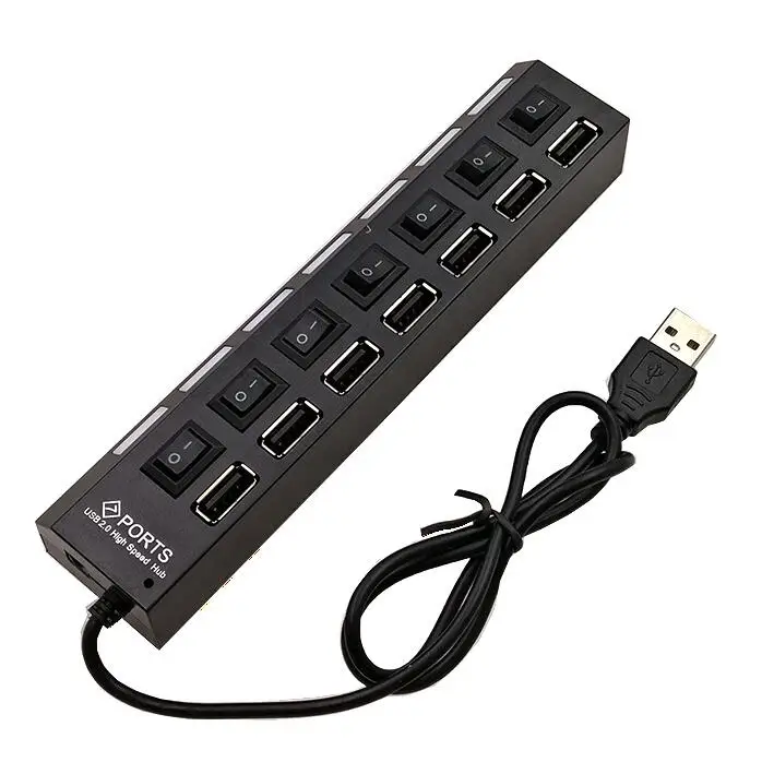 Usb-разветвитель/один перетаскивание семь/компьютерный преобразователь