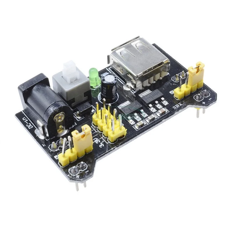 Макетная плата с модулем питания 3 В 5 для совместимой безпаяльной платы Arduino