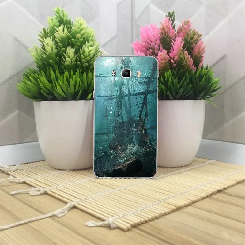 Мачта пиратского корабля для Samsung Galaxy A3 A5 A7 J2 J3 J4 J5 J6 J7 J8 2016 2017 2018 Мягкий Силиконовый