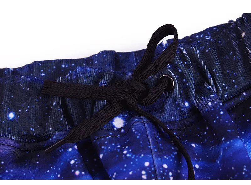 3D Звезда печати Jogger Мода Galaxy Брюки для девочек мужчин бекон кошка пространство
