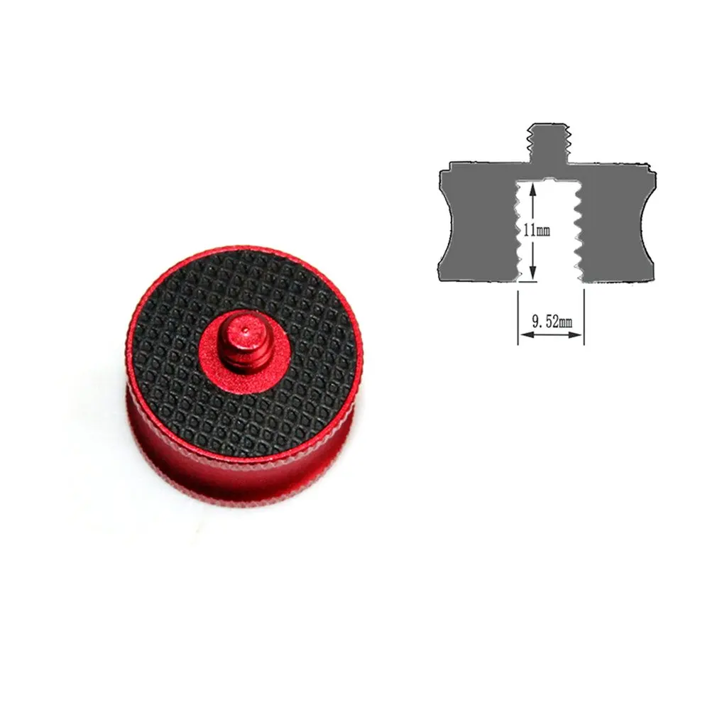 Универсальный 1/4 "Штекерный до 3/8" женский винт для штатива монопод головка QR