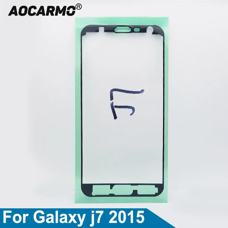 Aocarmo Front LCD Display Screen Frame Adhesive Sticker Glue Tape For Samsung Galaxy J7 (2015) |