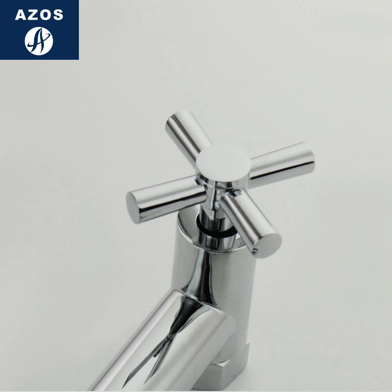 Azos биде кран под давлением разбрызгиватель головы латунь хром переключатель
