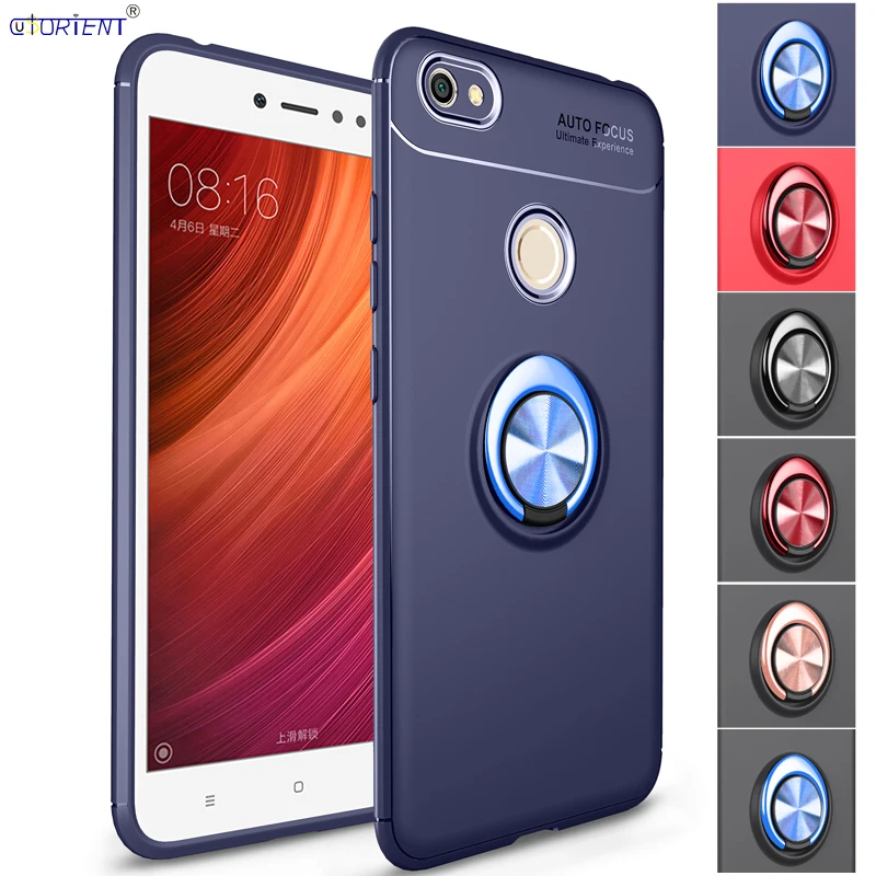 Чехол с кольцом для Xiaomi Redmi Note 5A 5 A Prime автомобильный магнитный держатель чехол