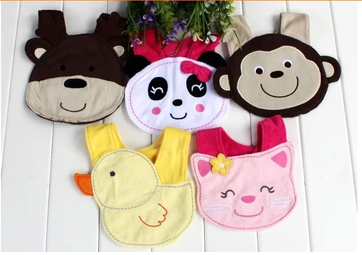 Мультяшные нагрудники для маленьких мальчиков и девочек детские с объемными